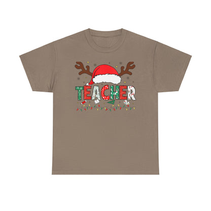 Festive Teacher Holiday T-Shirt