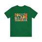 Colorful Groovy Retro "Fourth Grade Teacher  Tee