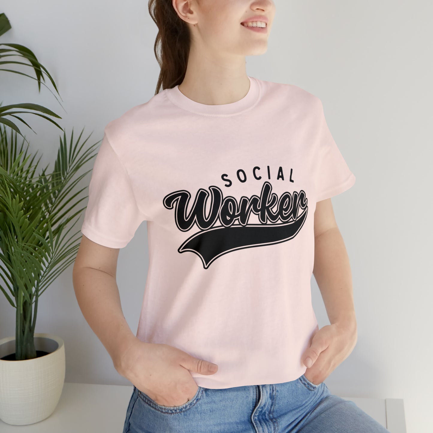 Social Worker School Swoosh  Tee