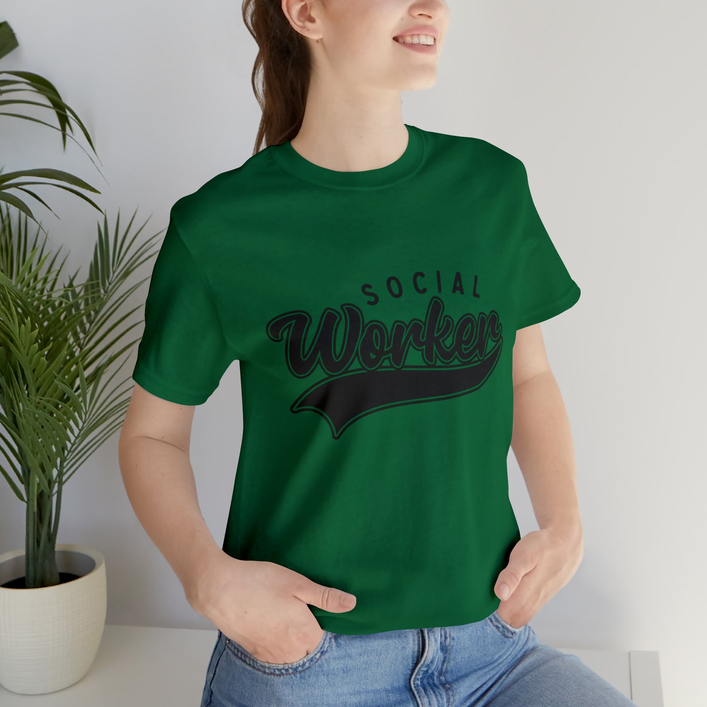 Social Worker School Swoosh  Tee