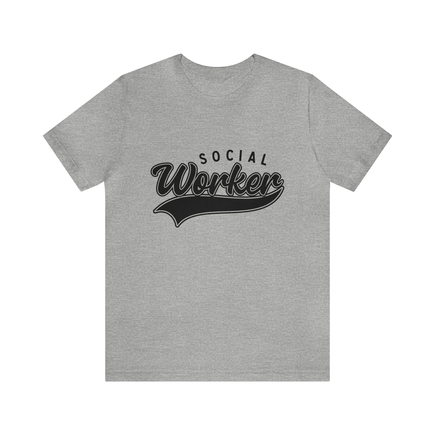 Social Worker School Swoosh  Tee