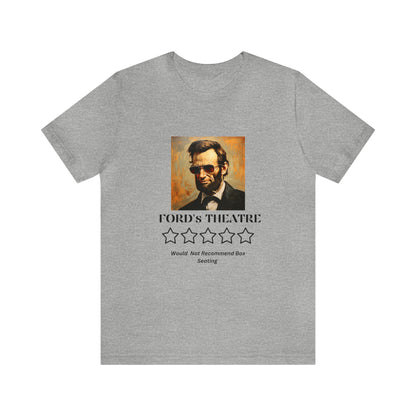 Abraham Lincoln Ford's Theater Review tee