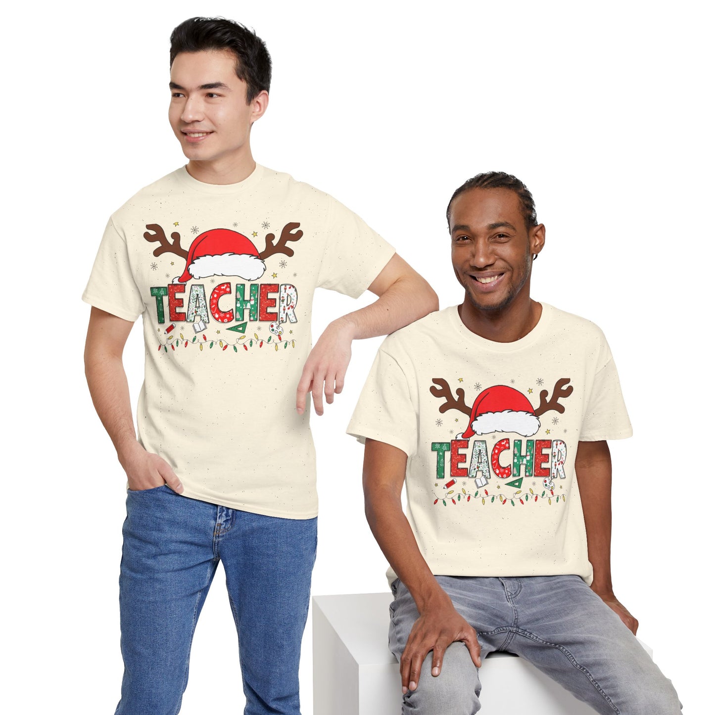 Festive Teacher Holiday T-Shirt