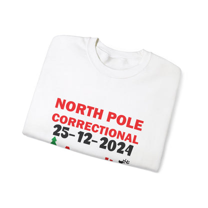 "North Pole Correctional Assault-Crewneck Sweatshirt