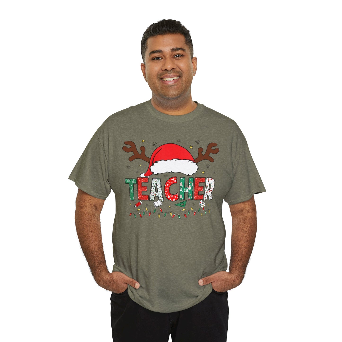 Festive Teacher Holiday T-Shirt