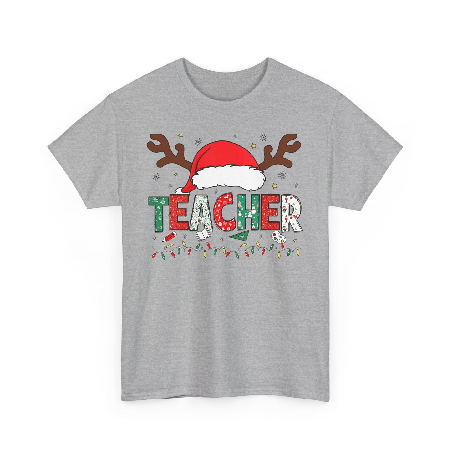 Festive Teacher Holiday T-Shirt