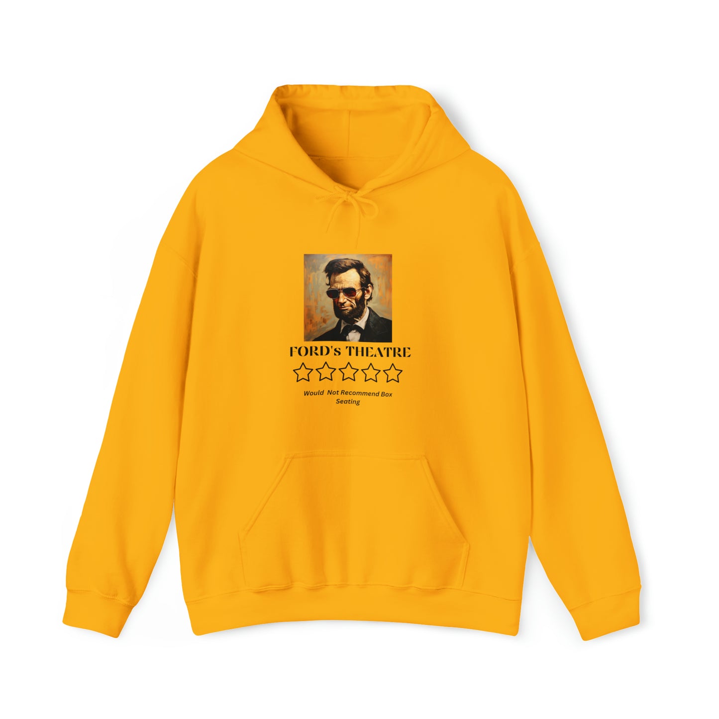 Abraham Lincoln Ford's Theater Review Hooded Sweatshirt