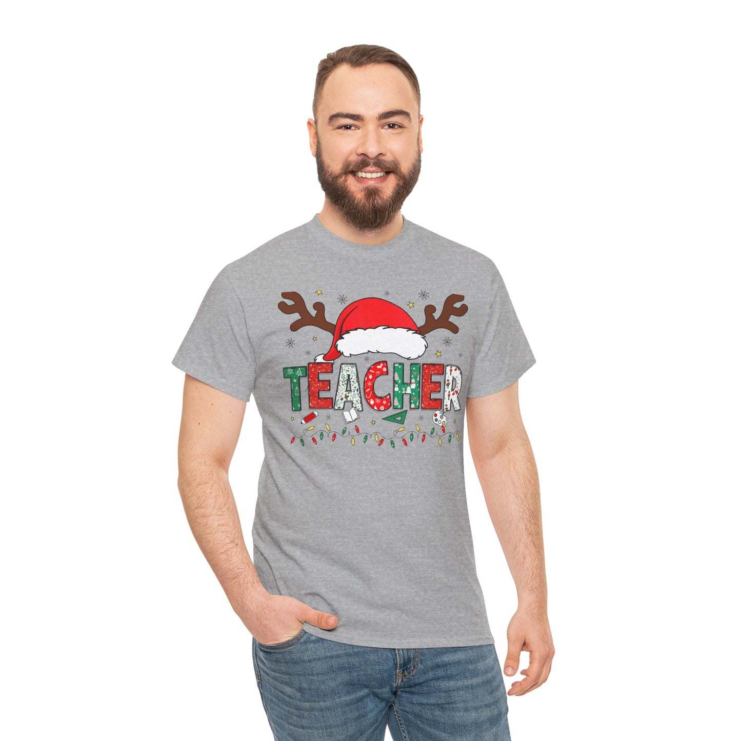 Festive Teacher Holiday T-Shirt