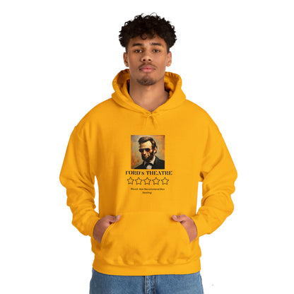 Abraham Lincoln Ford's Theater Review Hooded Sweatshirt