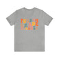 Colorful Groovy Retro "Fourth Grade Teacher  Tee