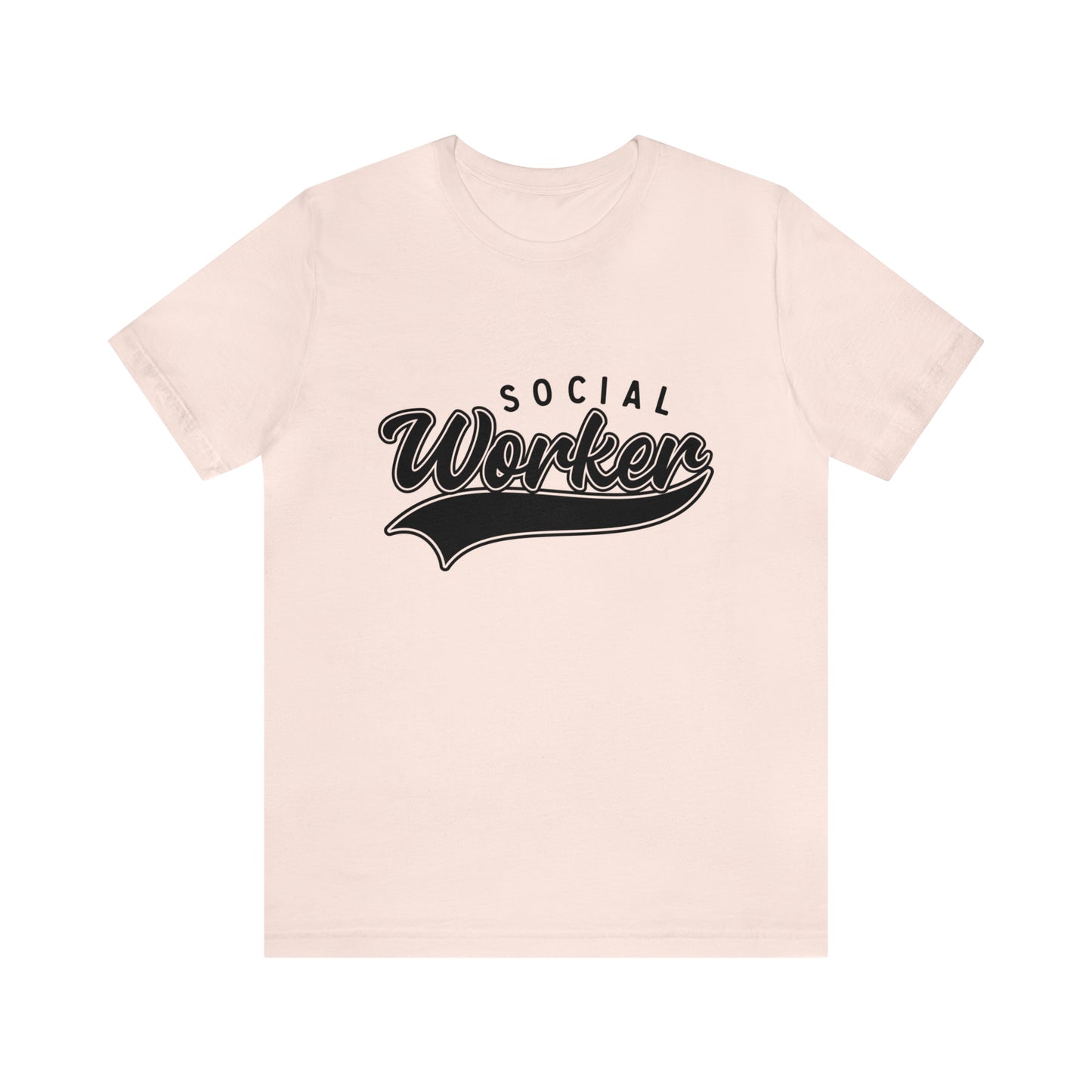 Social Worker School Swoosh  Tee