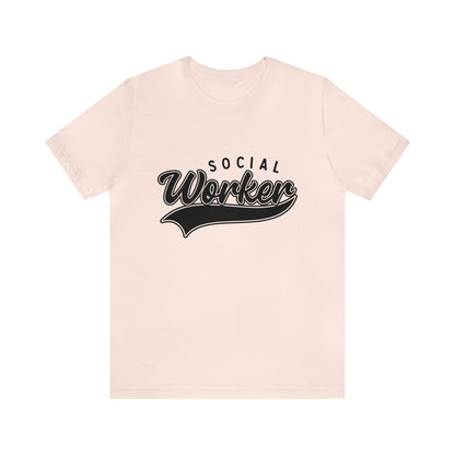 Social Worker School Swoosh  Tee