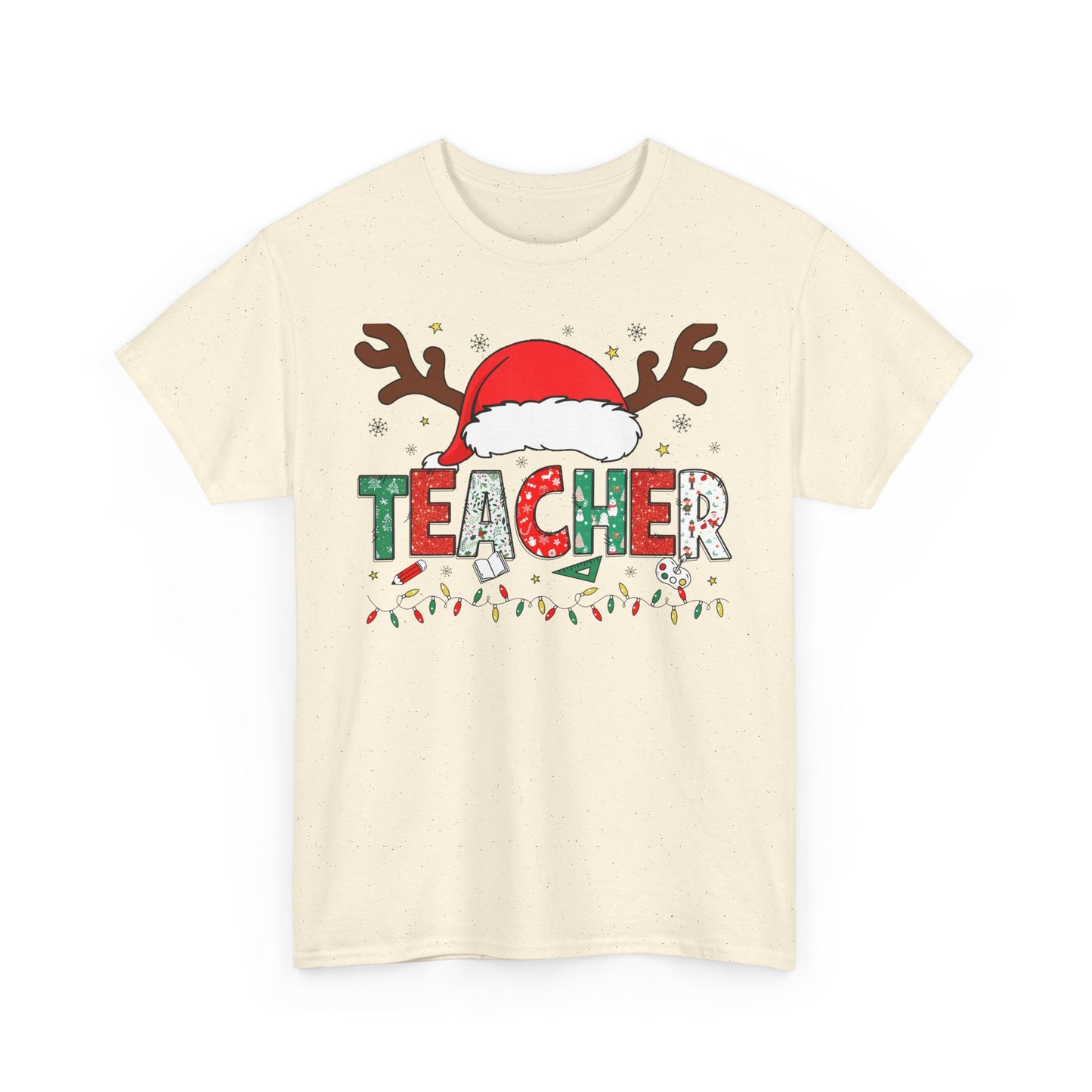 Festive Teacher Holiday T-Shirt