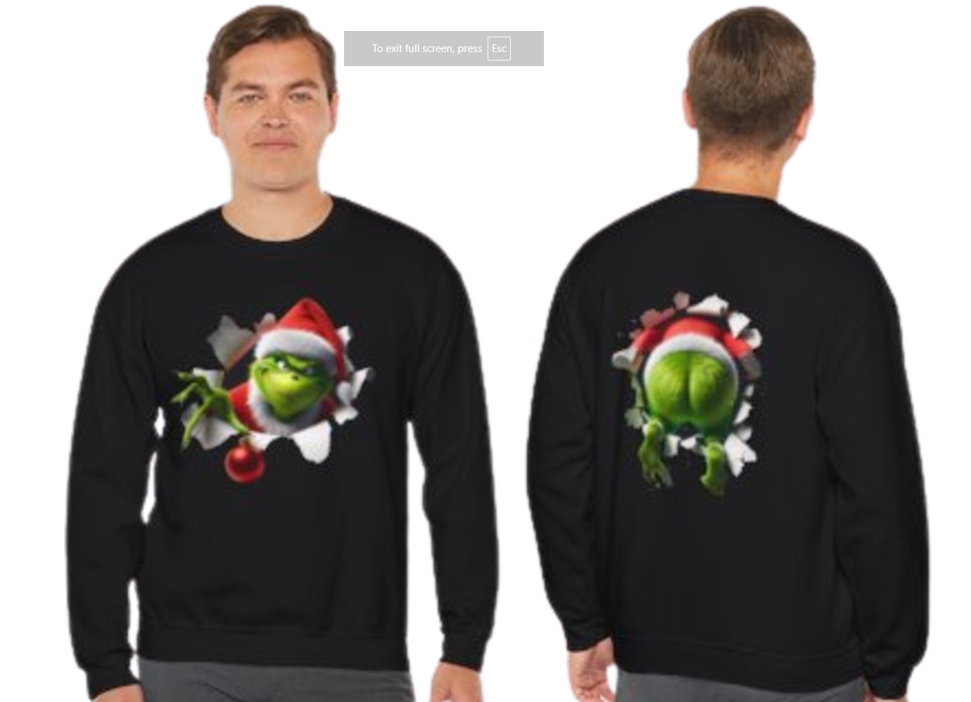 Grinchy Crew Comfort Sweatshirt