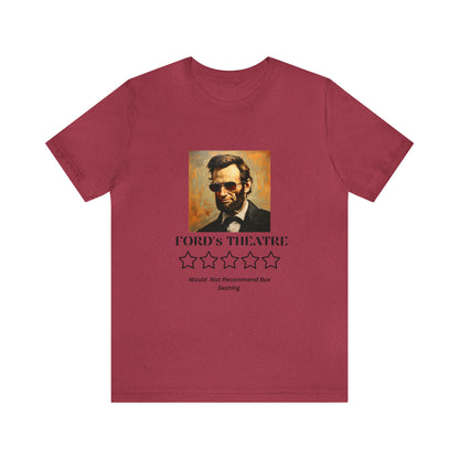 Abraham Lincoln Ford's Theater Review tee