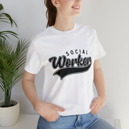 Social Worker School Swoosh  Tee