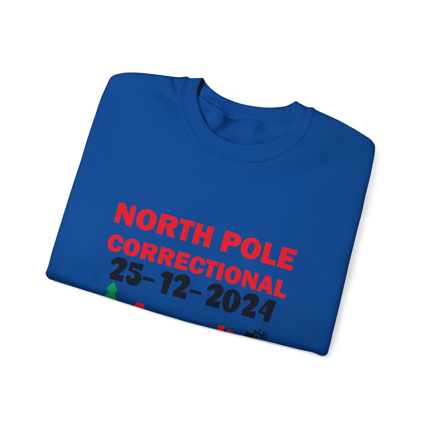 "North Pole Correctional Assault-Crewneck Sweatshirt