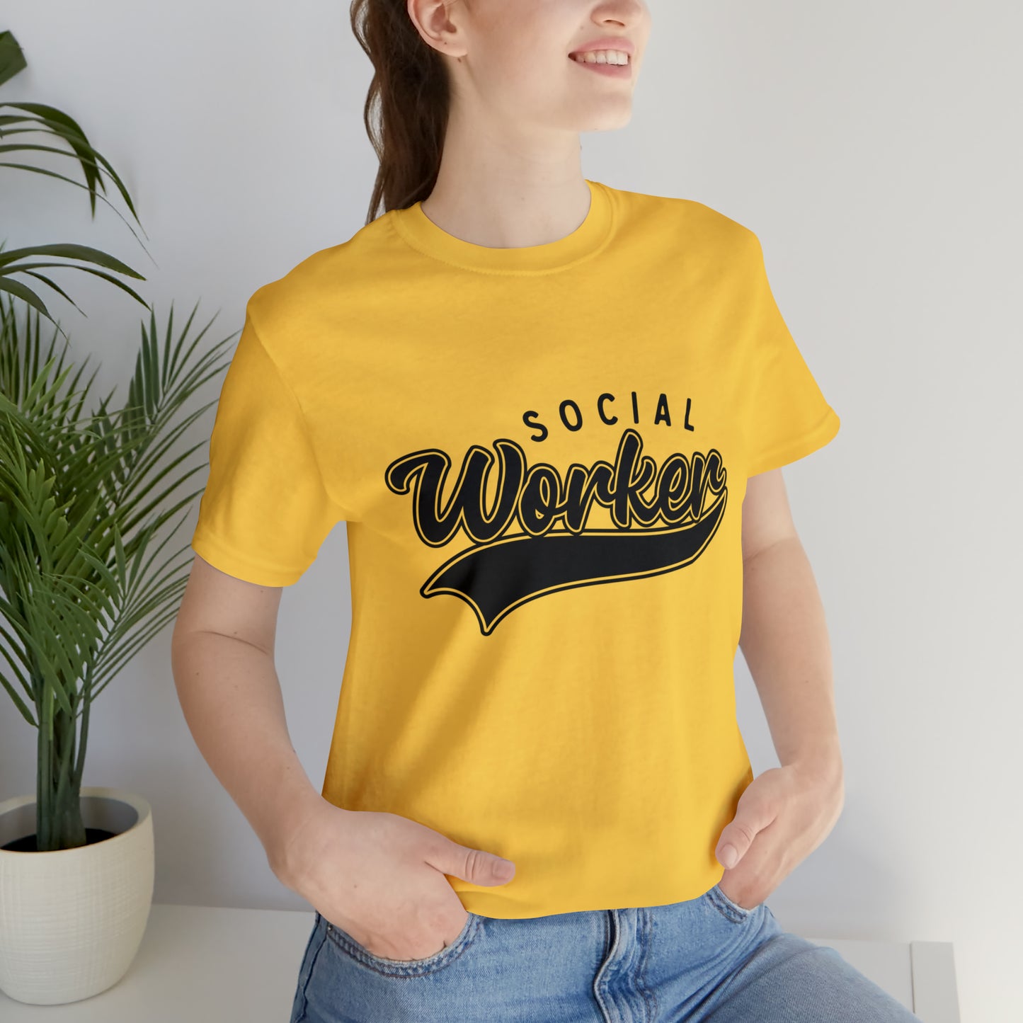 Social Worker School Swoosh  Tee