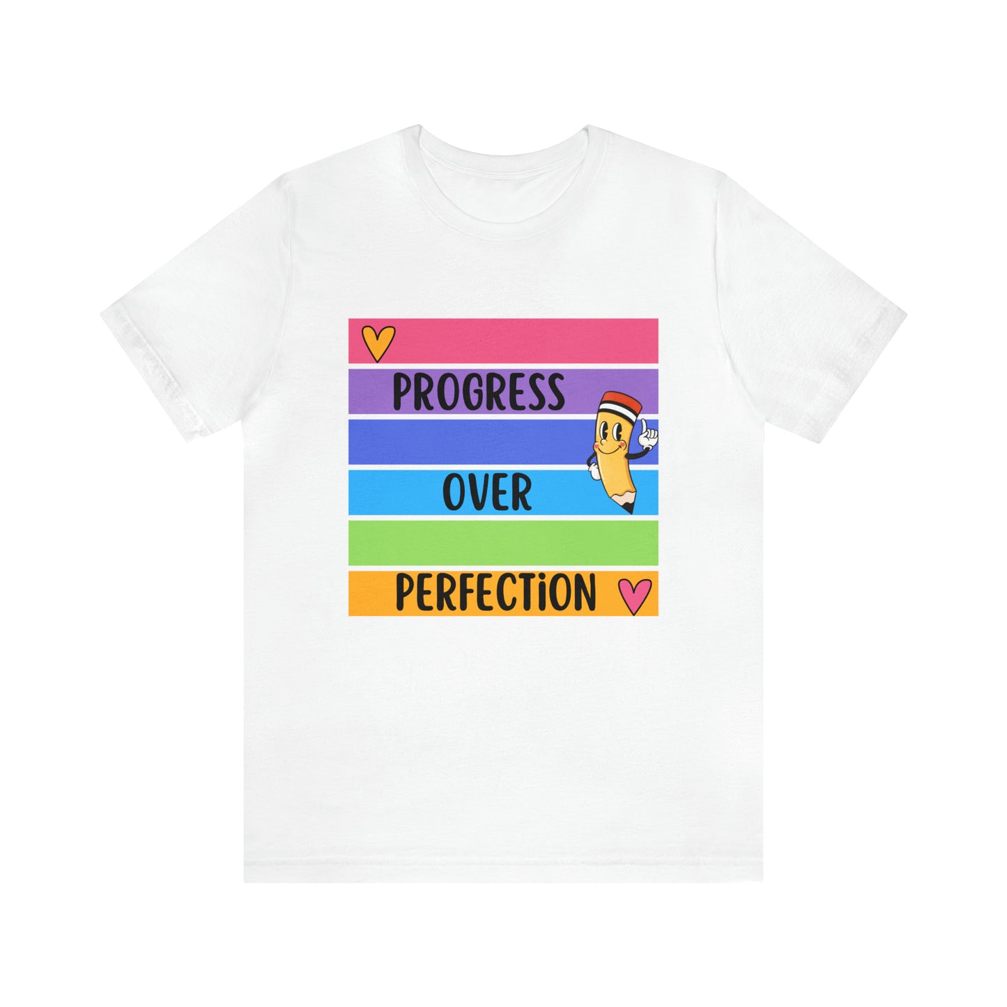 Progress over perfection unisex tee