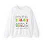 Battery Life of a Teacher Unisex Heavy Blend™ Crewneck Sweatshirt