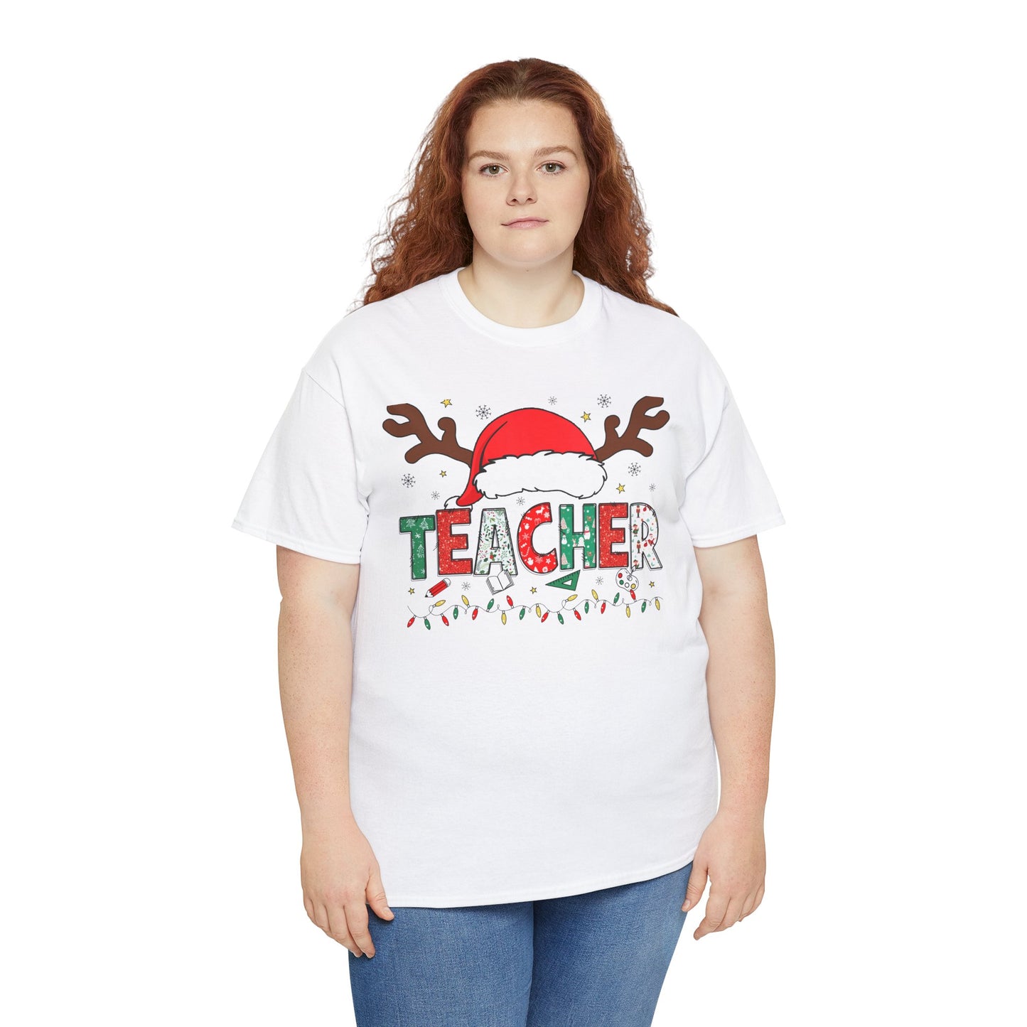 Festive Teacher Holiday T-Shirt