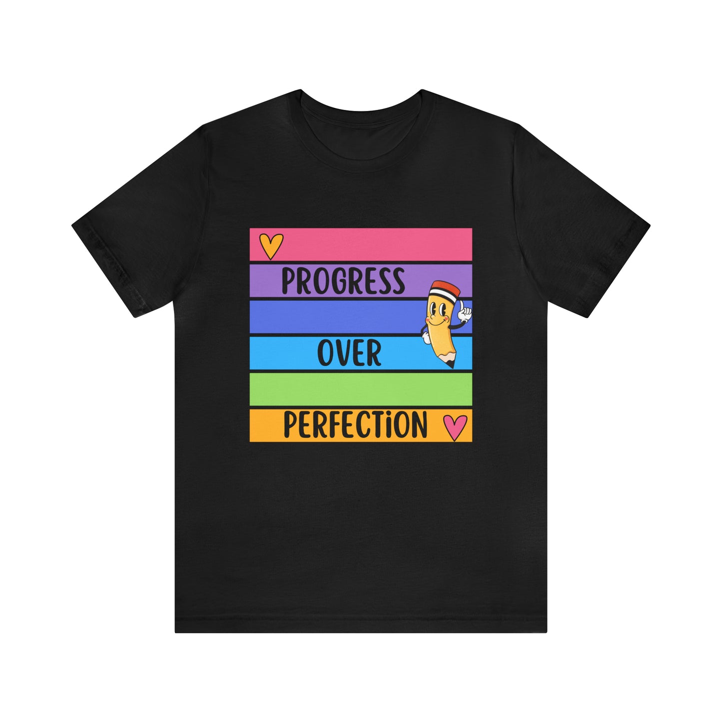 Progress over perfection unisex tee