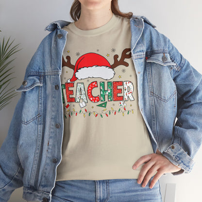 Festive Teacher Holiday T-Shirt