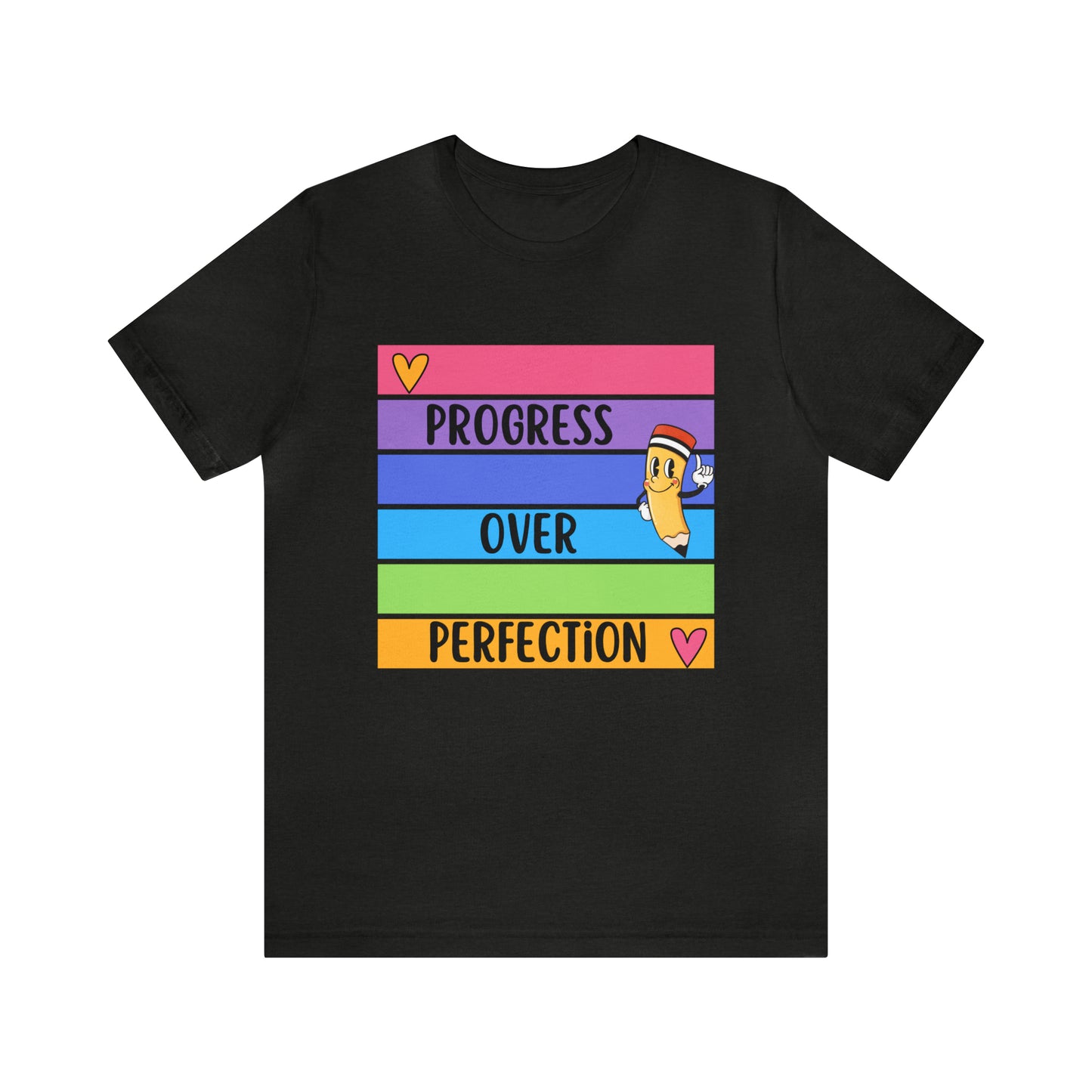 Progress over perfection unisex tee