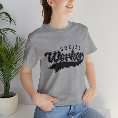 Social Worker School Swoosh  Tee