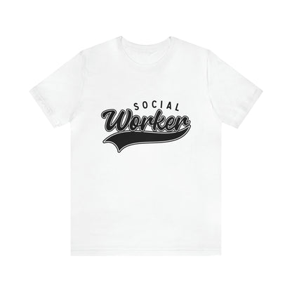 Social Worker School Swoosh  Tee