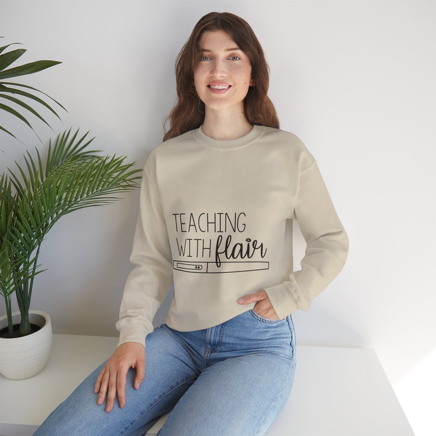 Teaching with Flair Unisex Heavy Blend™ Crewneck Sweatshirt