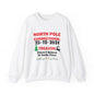 North Pole Correctional"  "Treason" Sweatshirt