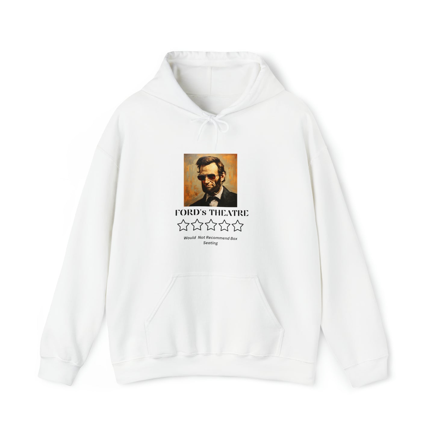 Abraham Lincoln Ford's Theater Review Hooded Sweatshirt