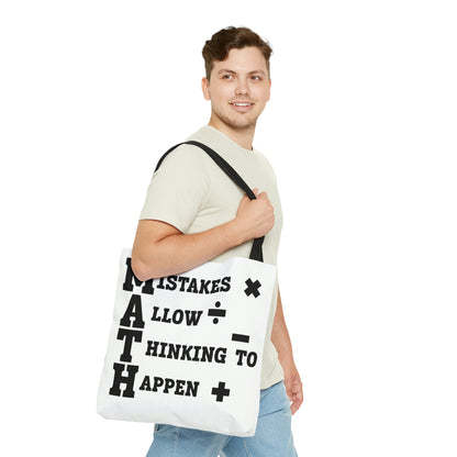 "Mistakes Allow Thinking to Happen Tote Bag