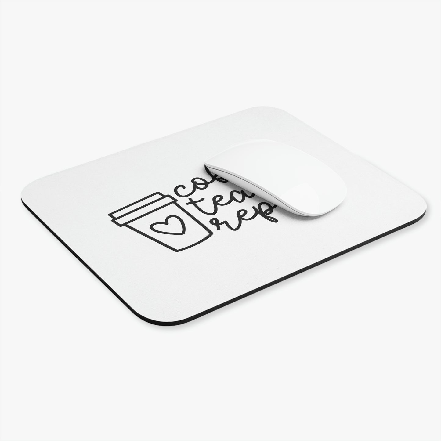 "Coffee, teach, repeat" mousepad (Rectangle)