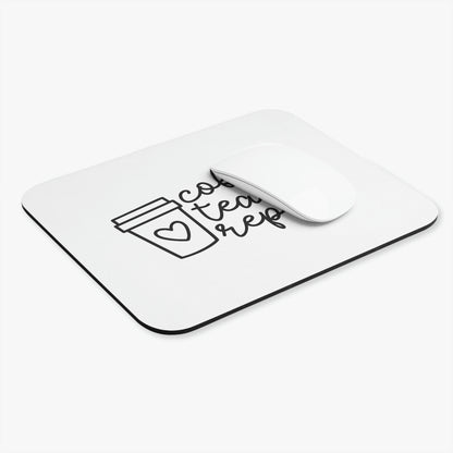 "Coffee, teach, repeat" mousepad (Rectangle)