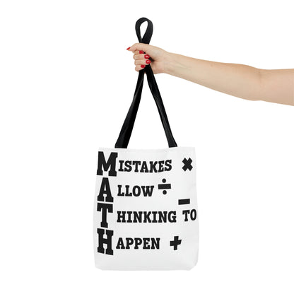 "Mistakes Allow Thinking to Happen Tote Bag