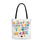 "Bruh, did you even show your work?" and "Math is my Super Power" Double sided Tote Bag