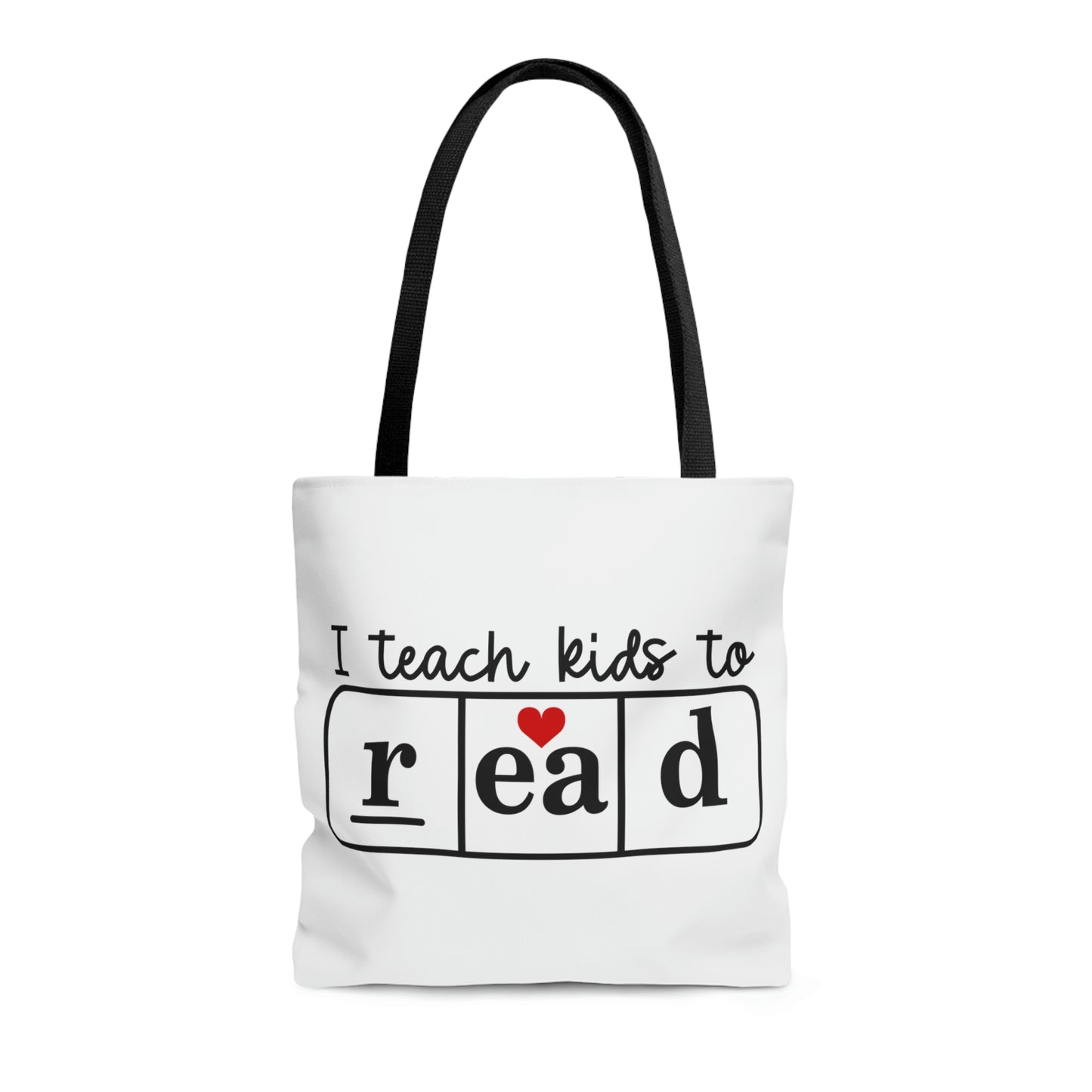 "I teach kids to read" & "Educational Rockstar" Tote Bag