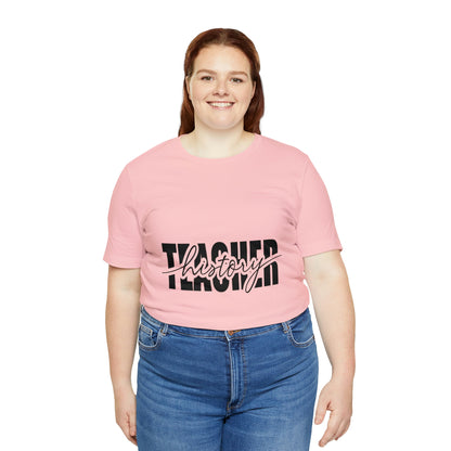 History Teacher Unisex Jersey Short Sleeve Tee