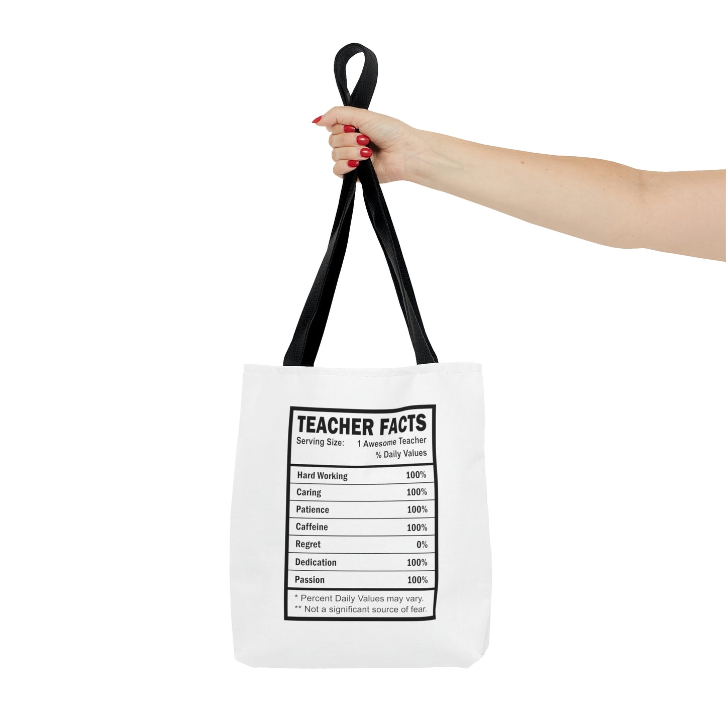 Teacher Facts Tote Bag