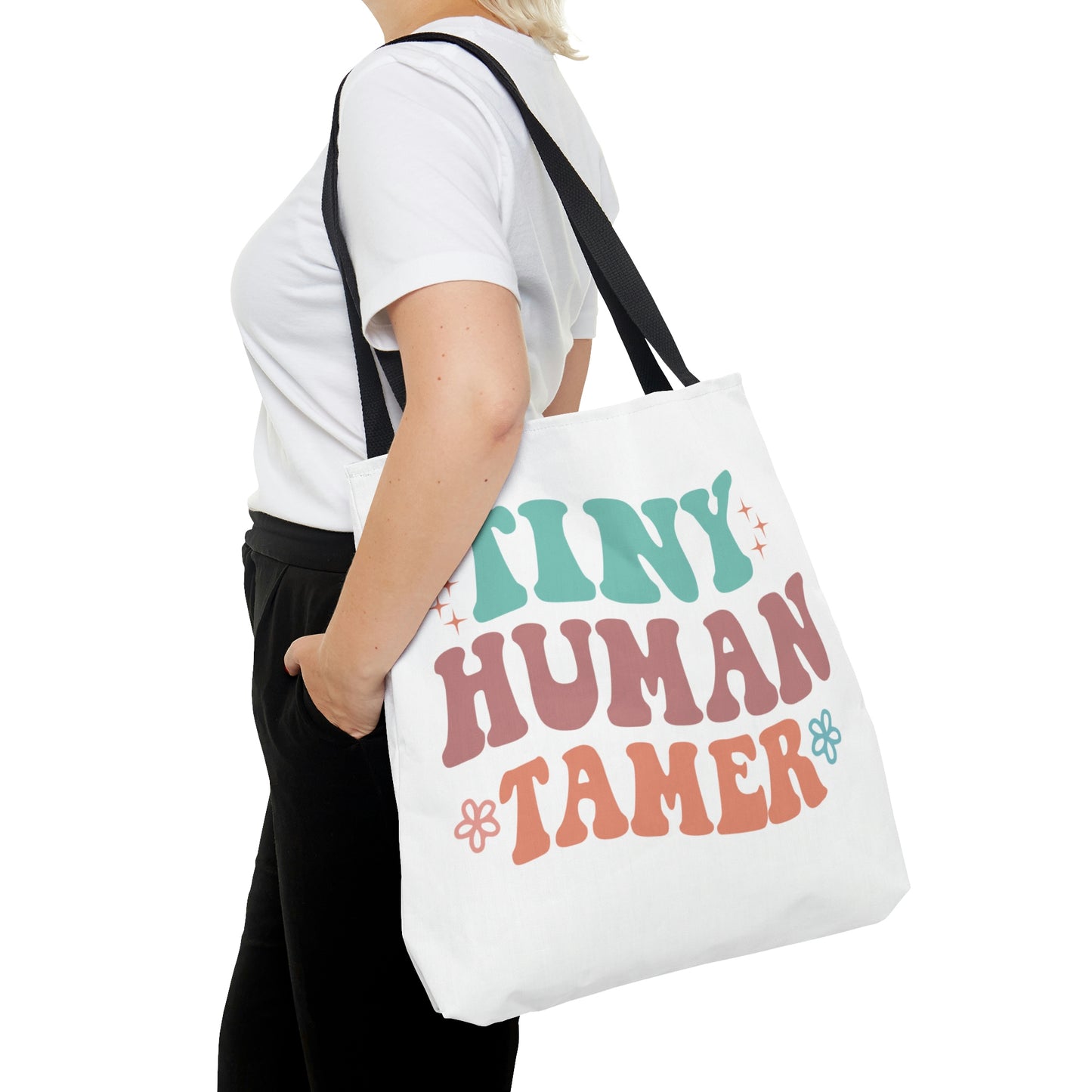 Tiny human trainer & It's a great day to teach humans double sided Tote Bag