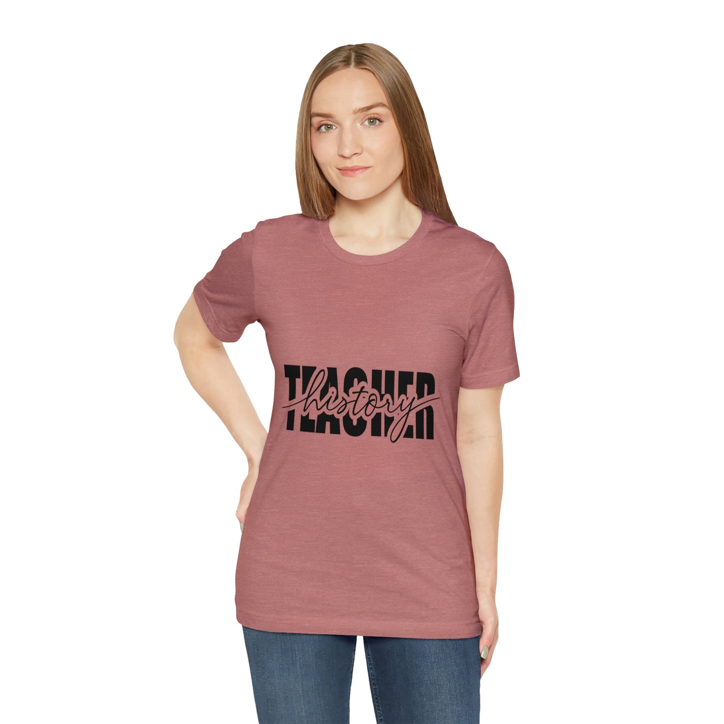 History Teacher Unisex Jersey Short Sleeve Tee