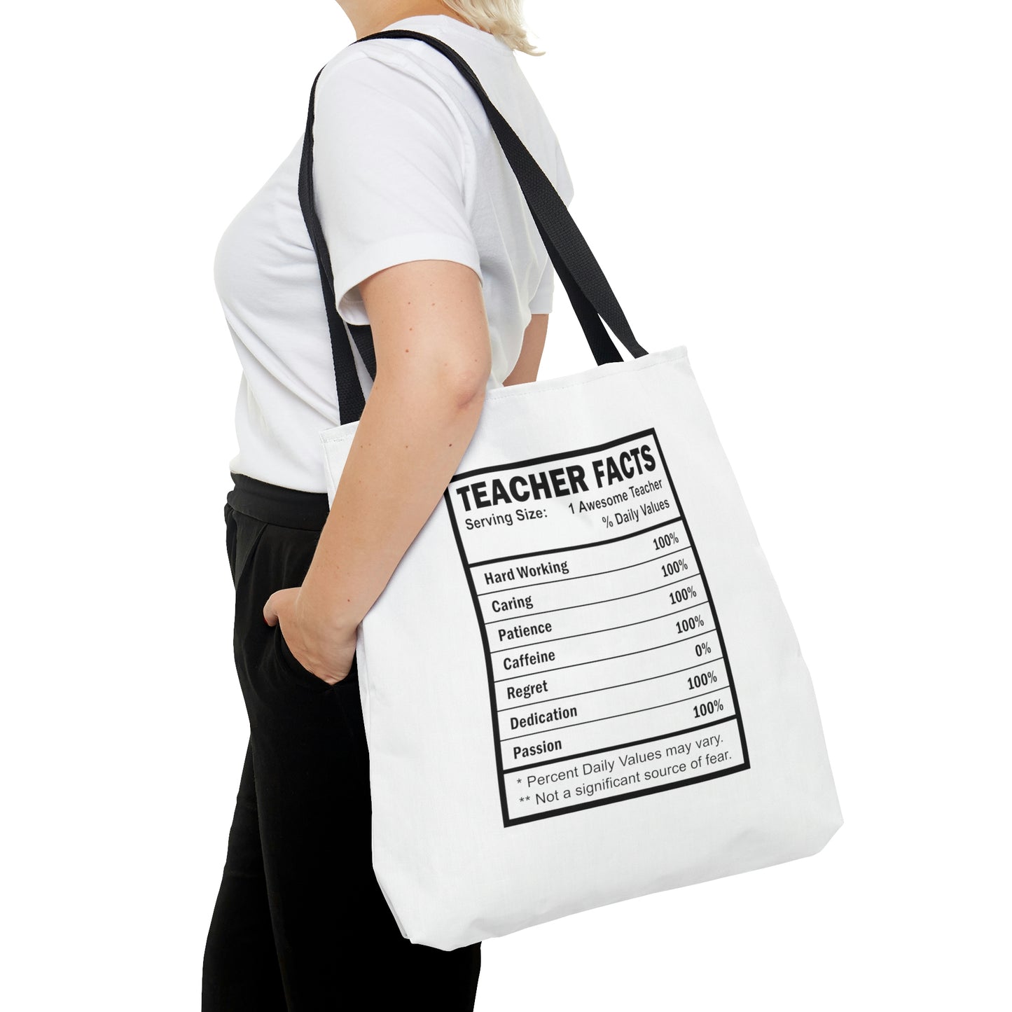 Teacher Facts Tote Bag