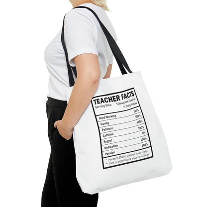 Teacher Facts Tote Bag