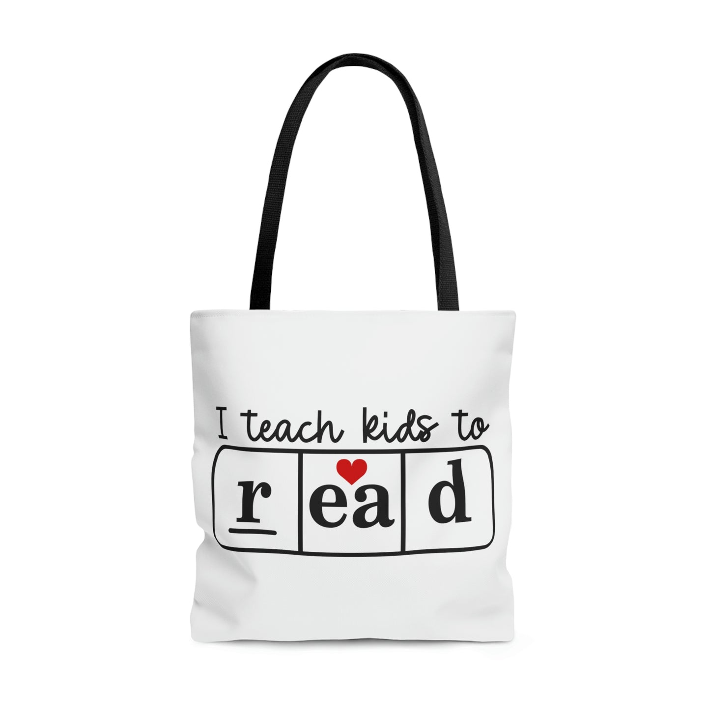 "I teach kids to read" & "Educational Rockstar" Tote Bag