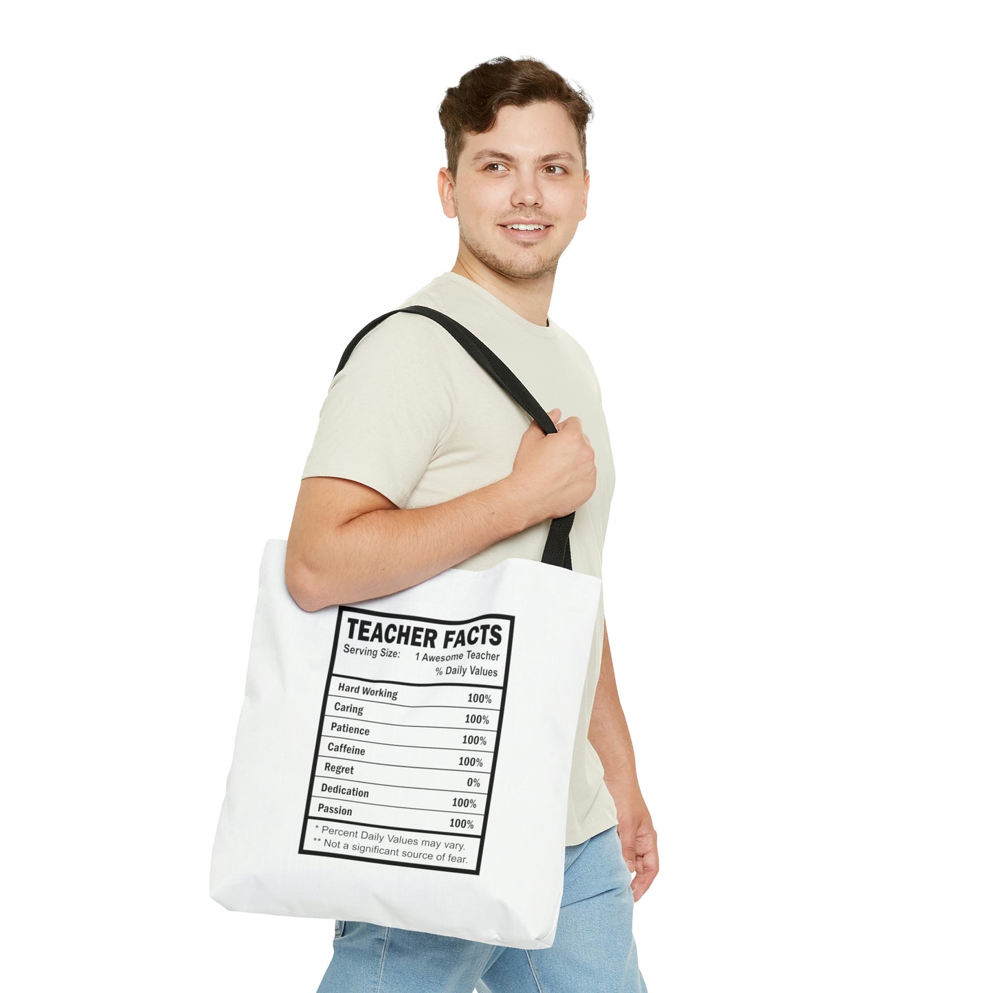 Teacher Facts Tote Bag