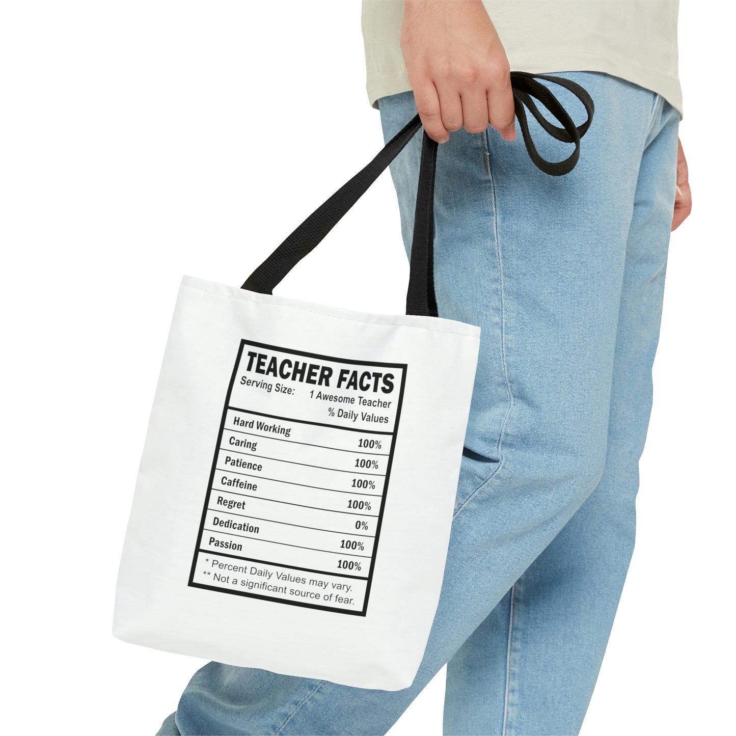 Teacher Facts Tote Bag