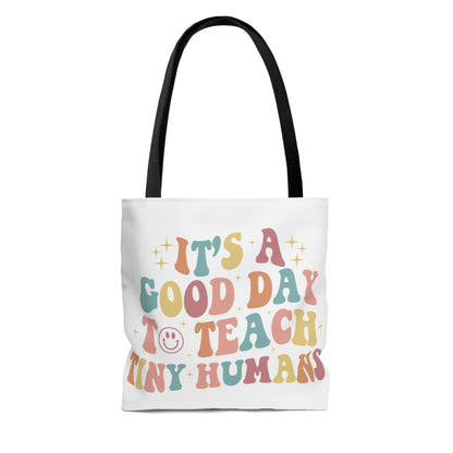 Tiny human trainer & It's a great day to teach humans double sided Tote Bag