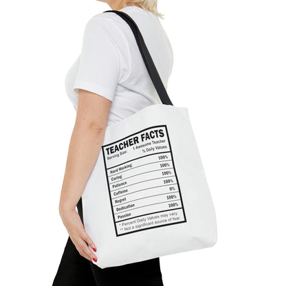 Teacher Facts Tote Bag